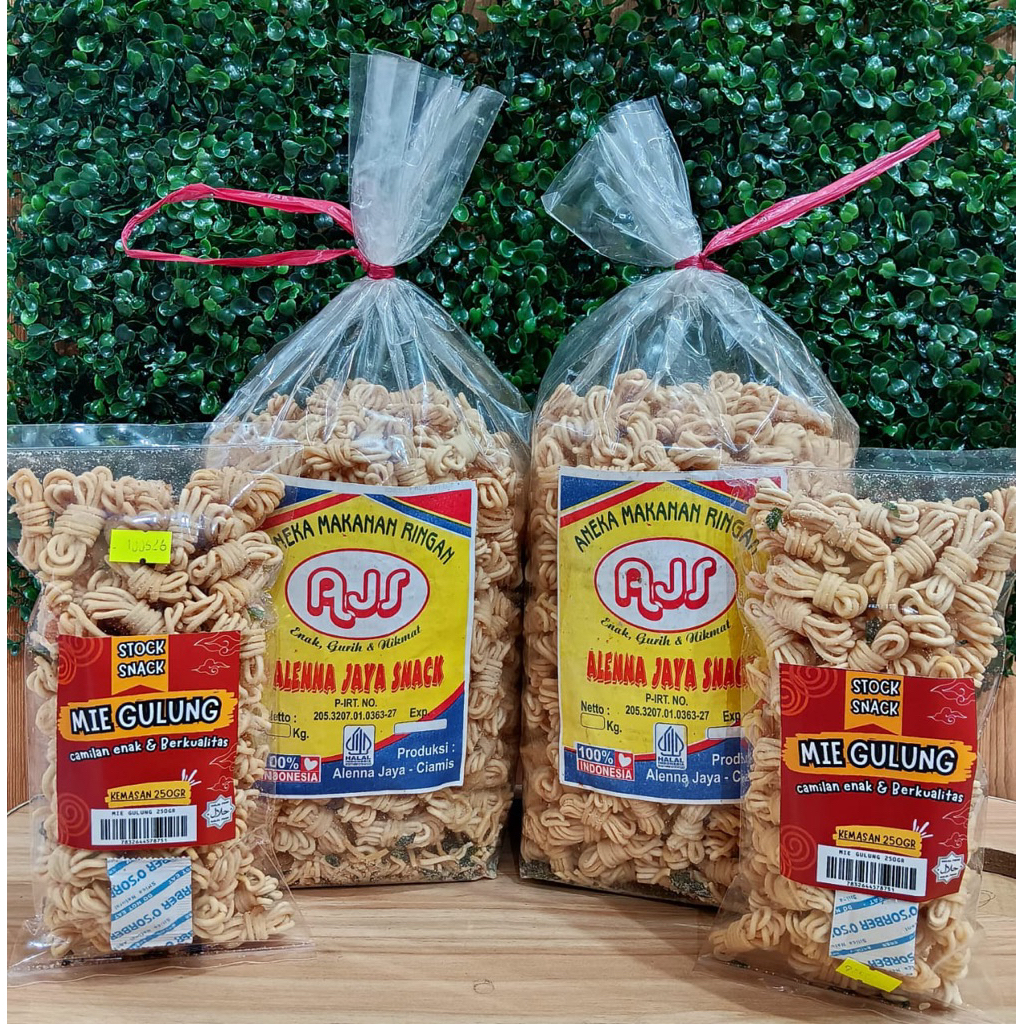 

MIE GULUNG ORIGINAL GURIH 250gr//EXTRA PEDAS