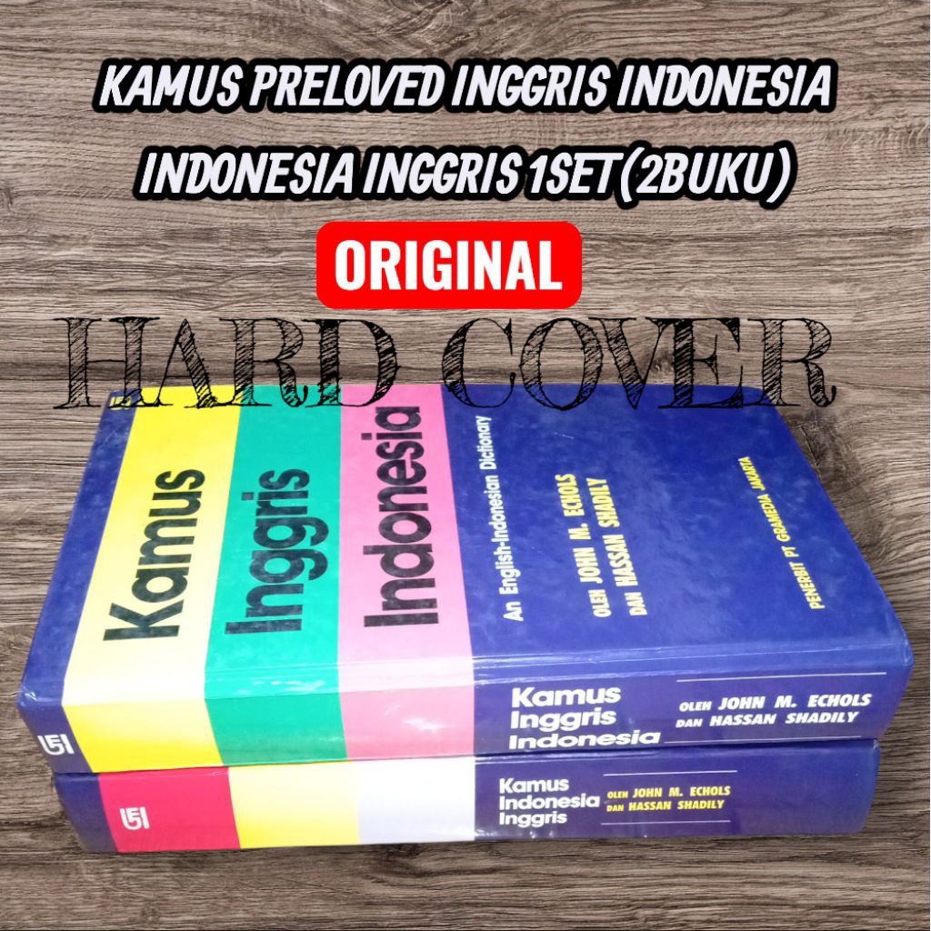 KAMUS PRELOVED ORIGINAL (INGGRIS INDONESIA) (INDONESIA INGGRIS)