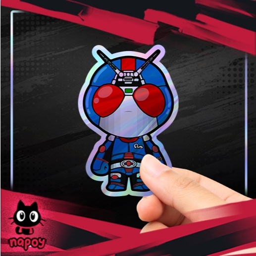 Stiker Hologram Kamen Rider Bio Rider RX