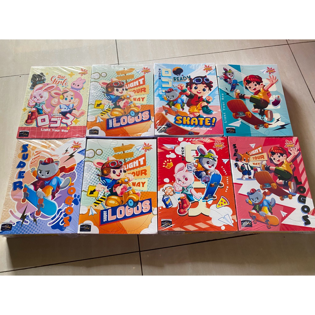 

Buku tulis super logos by vision 38 lembar 1 pak