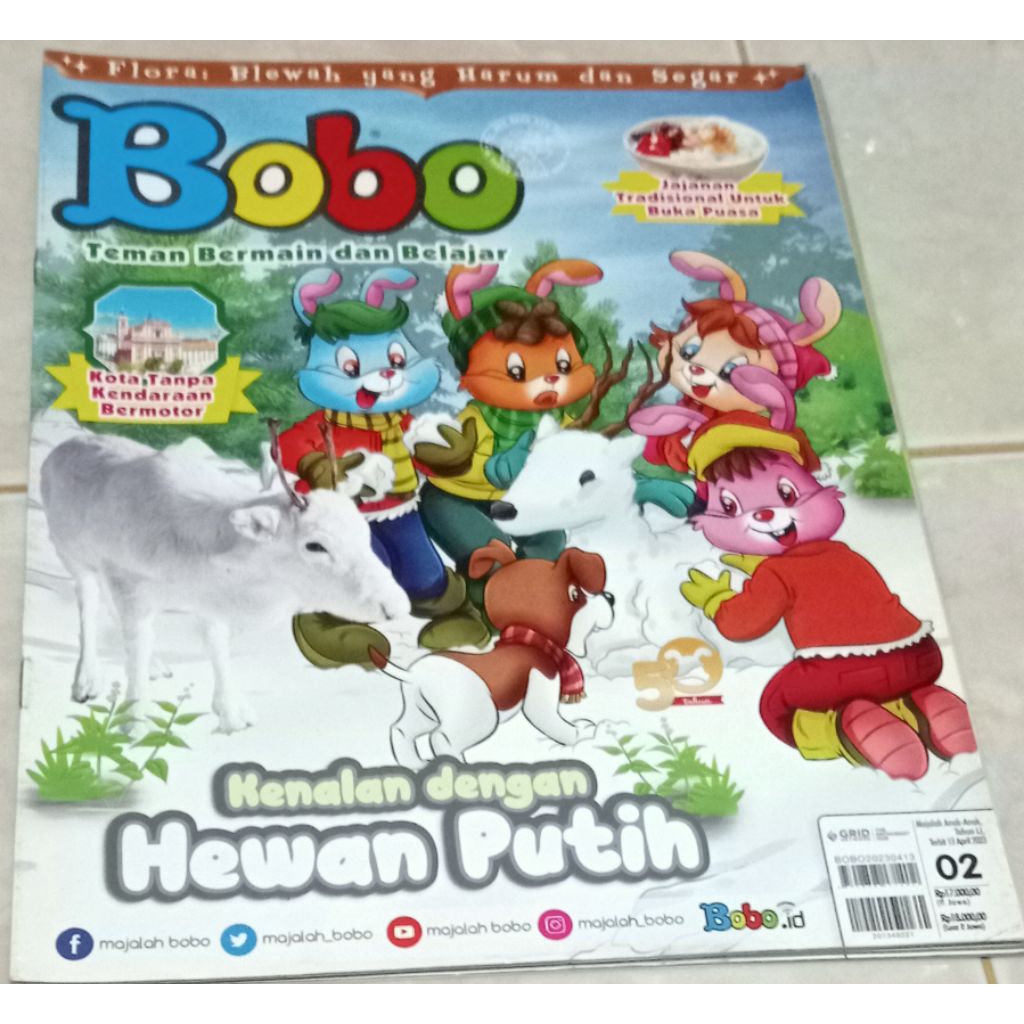 Majalah Bobo nomor 02 edisi 13 April 2023
