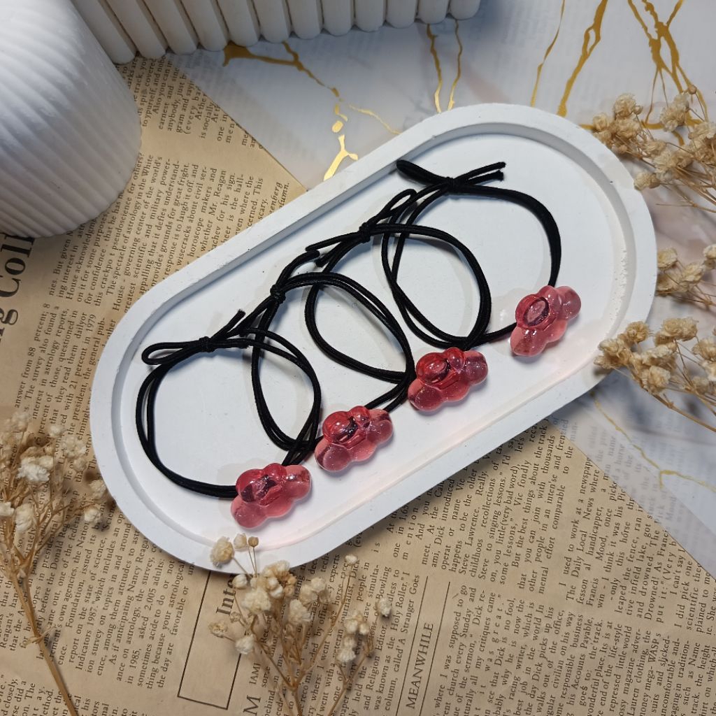 flo Accessories - ikat rambut korea / tali rambut murah tali rambut korea