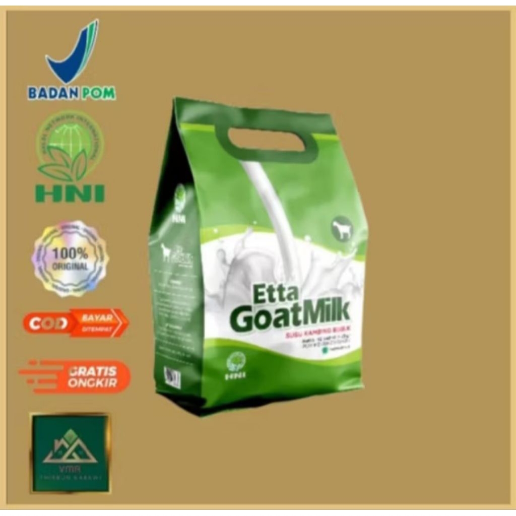 

Susu Etta Goat Milk|EGM Bubuk Original|Protein Setara ASI (10 Sachet/Bungkus)