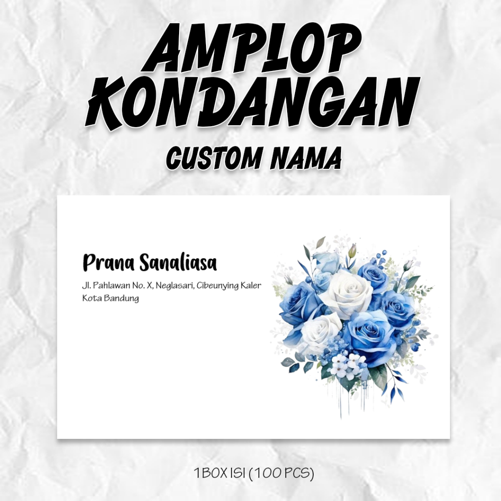 

Amplop Kondangan Custom Nama/Amplop Sumbangan