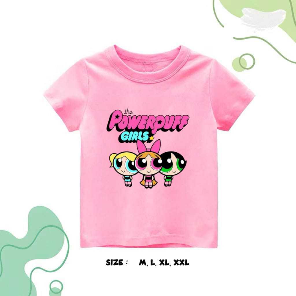 KAOS ANAK POWERPUFF GIRL