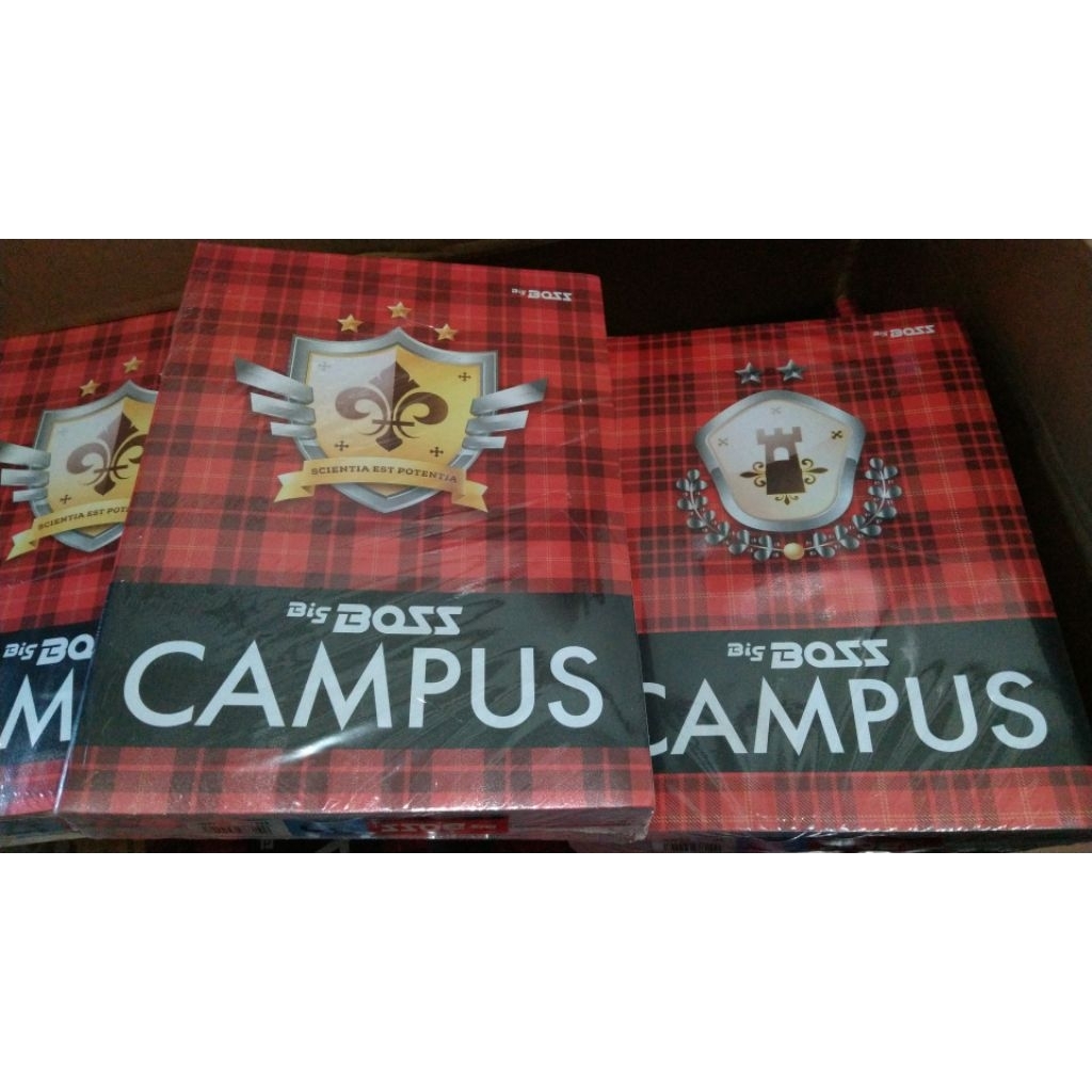 

Buku tulis Big Boss Boxy Campus 36lbr 10pcs