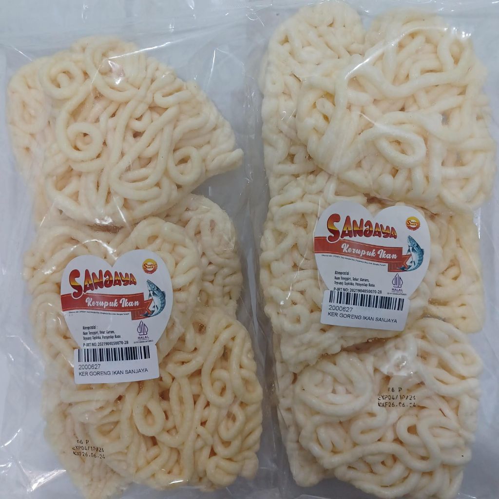 

Kerupuk Keriting Ikan Bentuk LOVE