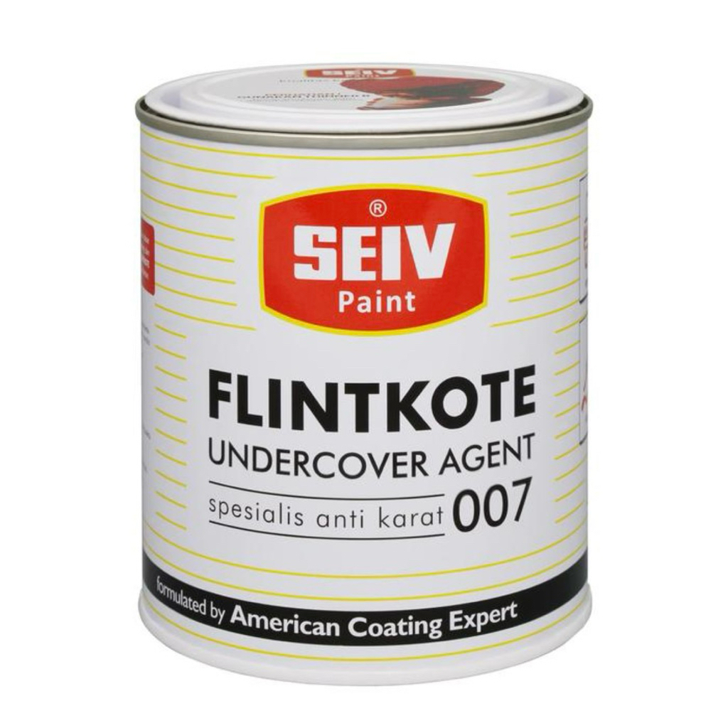 CAT SEIV FLINTKOTE CAT PELAPIS ANTI KARAT CAT MOBIL BESI KAPAL KEMASAN 1 KG