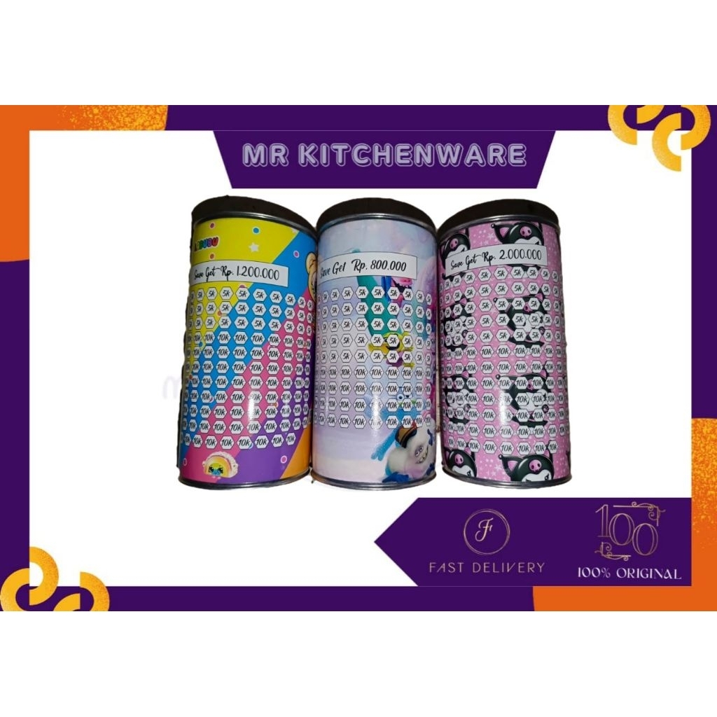 celengan karakter/ celengan challenge/celengan kalender