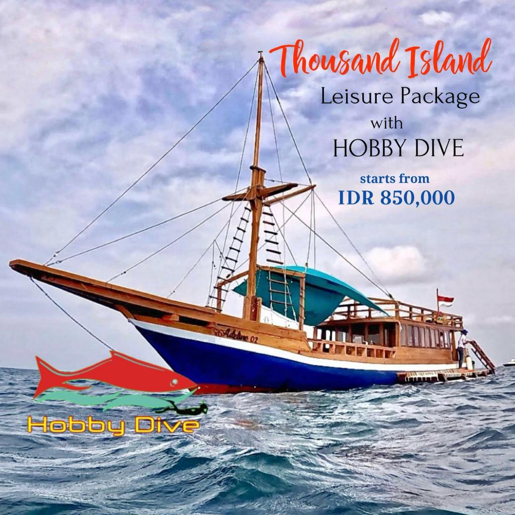 Paket Snorkeling Pulau Seribu Leisure Trip With Hobby Dive Phinisi Boat