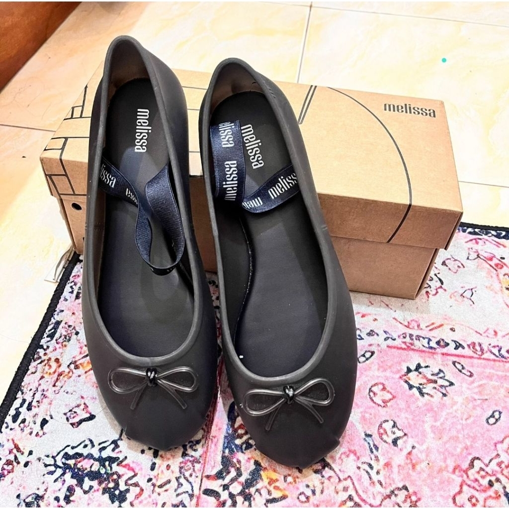 melissa sophie AD Pearly Black/ ballerina shoes Black