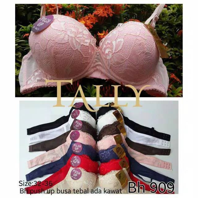 Bh Busa Tebal Bh Push Up Tally 909 / Bh Tally BH BRA TALLY 909 PUSH UP - BH TALLY 909 RENDA PUSH UP 