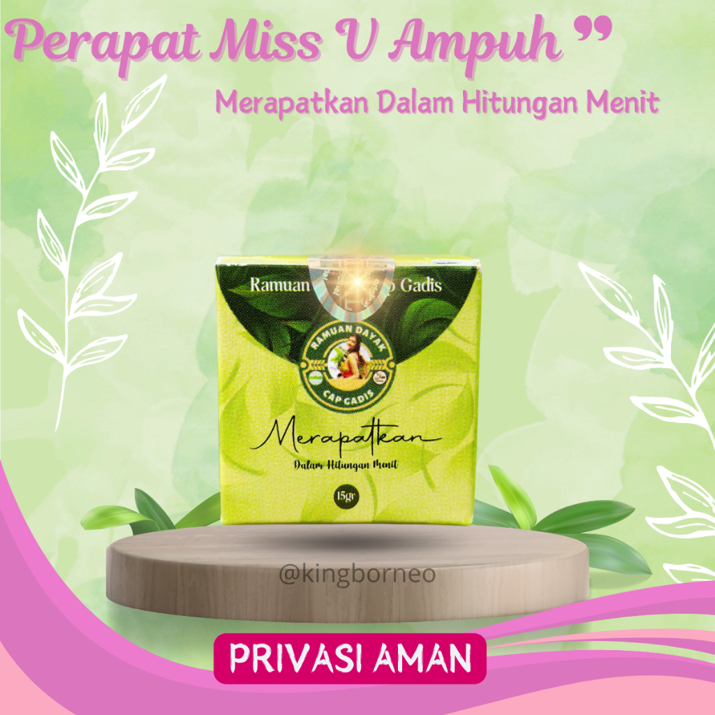 RAMUAN DAYAK KALIMANTAN PERAPAT MISS V ASLI ORIGINAL