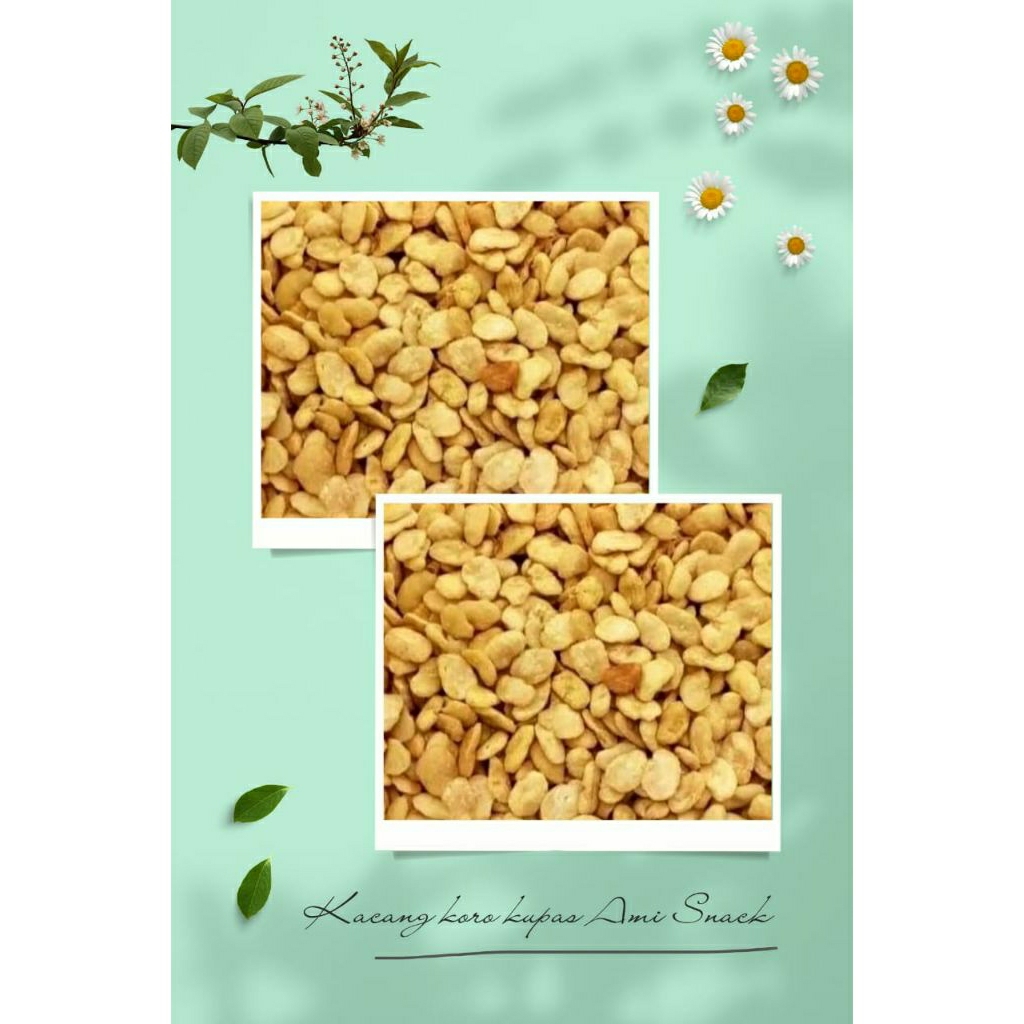 

kacang koro kupas camilan Snack kiloan