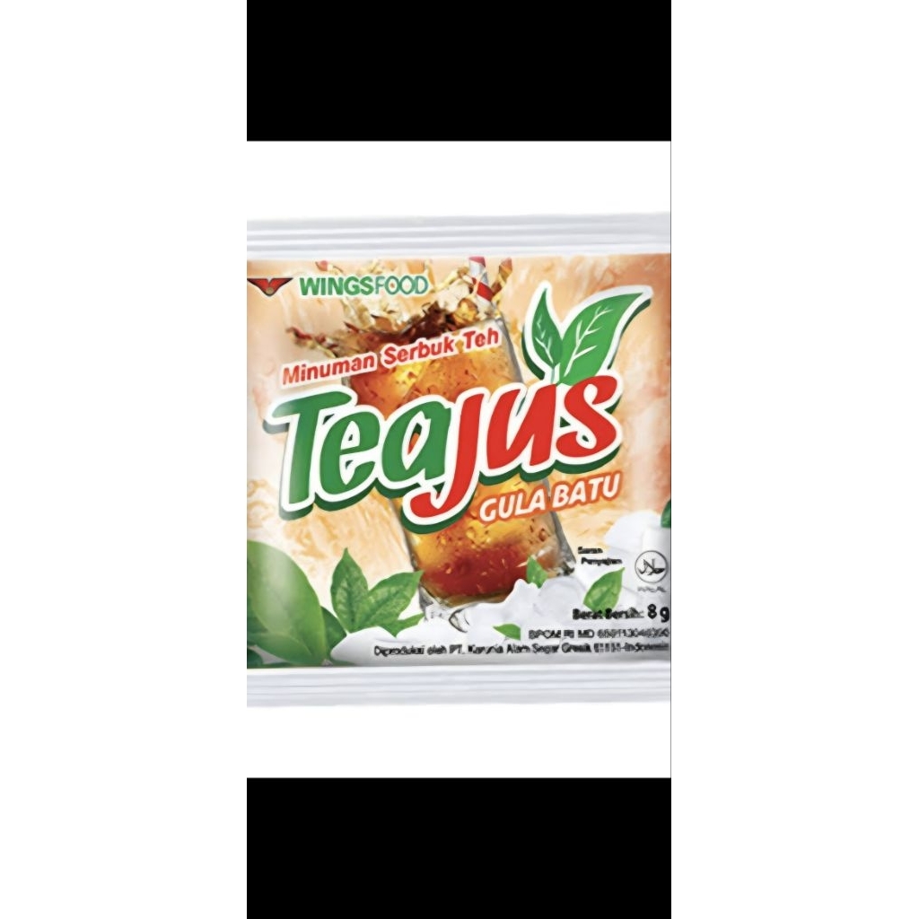 

Teajus Gula Batu 1 pak isi 6 renceng, 1 renceng isi 10 pcs