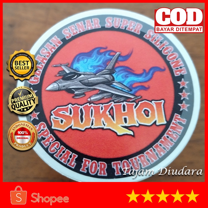 GELASAN SUKHOI ASLI / BAHAN MOLOR & MATOT / SIZE 0.22 & SIZE 0.25 / 1500 YARD