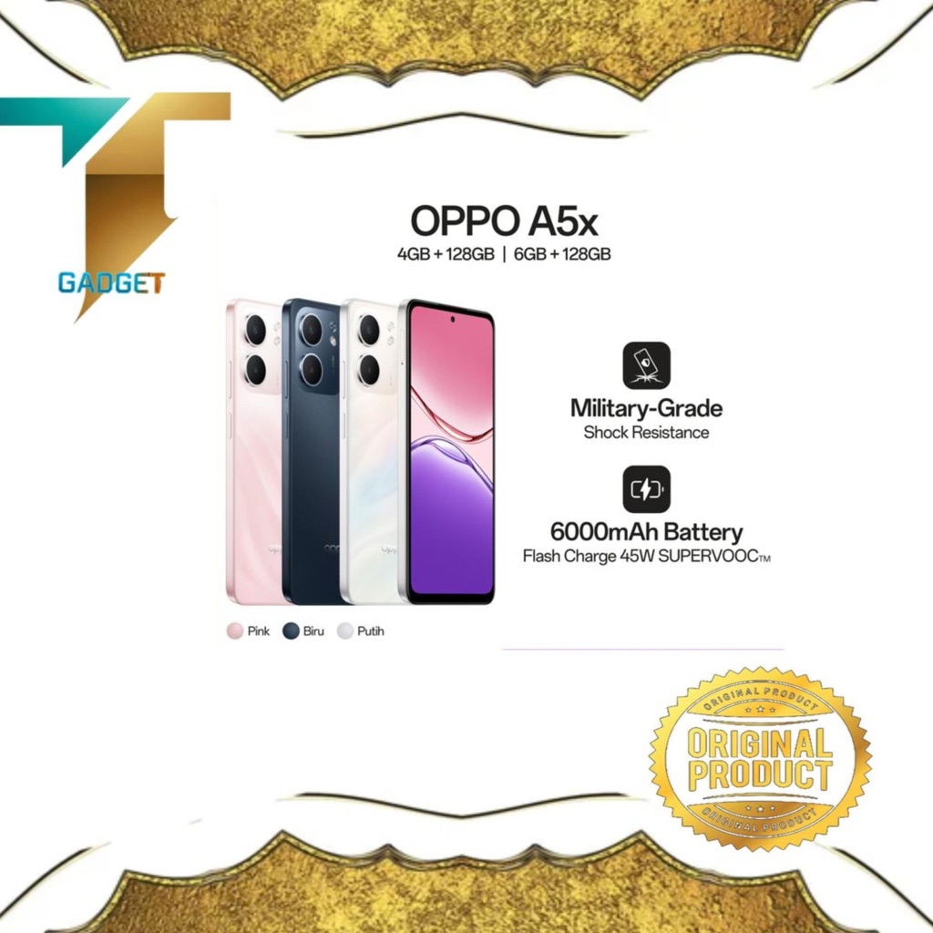 oppo a5x ram 4gb/rom 128gb garansi resmi oppo