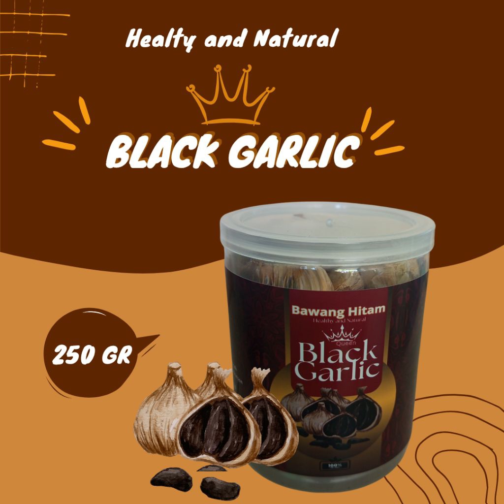 

Bawang Hitam Black Garlic