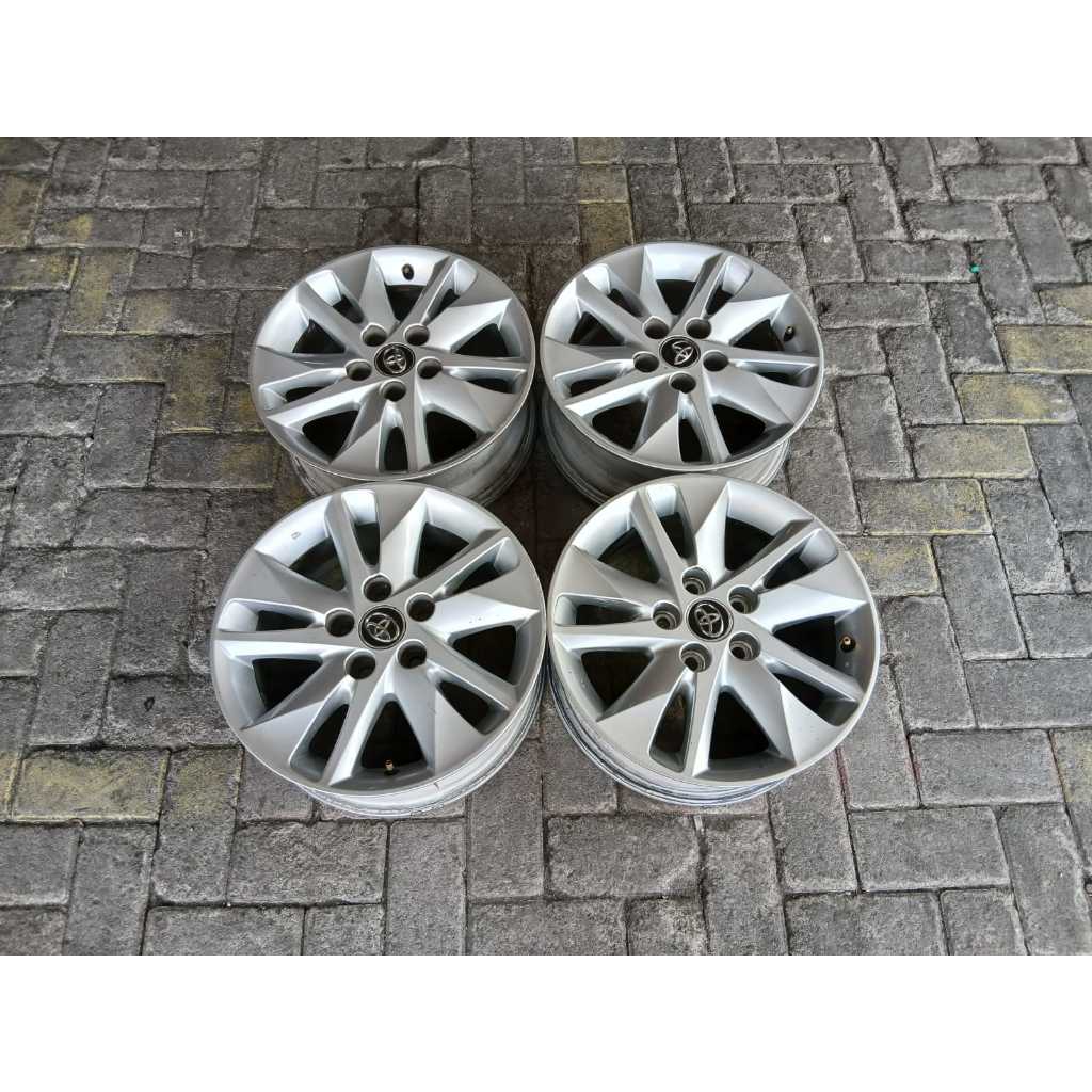 VELG MOBIL ORI STD INNOVA REBORN RING 16 LEBAR 6 LUBANG BAUT PCD 5X114 ET30 PELEK