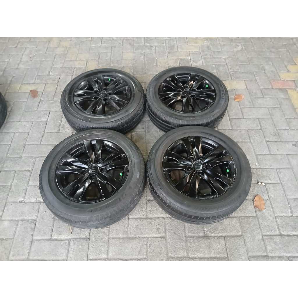 VELG MOBIL ORI STD ERTIGA RING 15 LUBANG BAUT PCD 5X114 + BAN PELEK