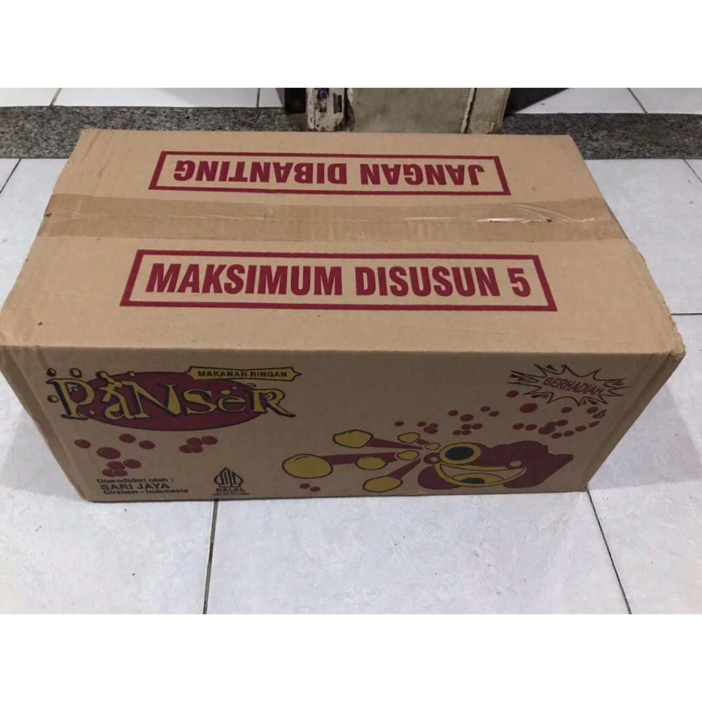 

snack ciki panser berhadiah 1 dus isi 40 pcs