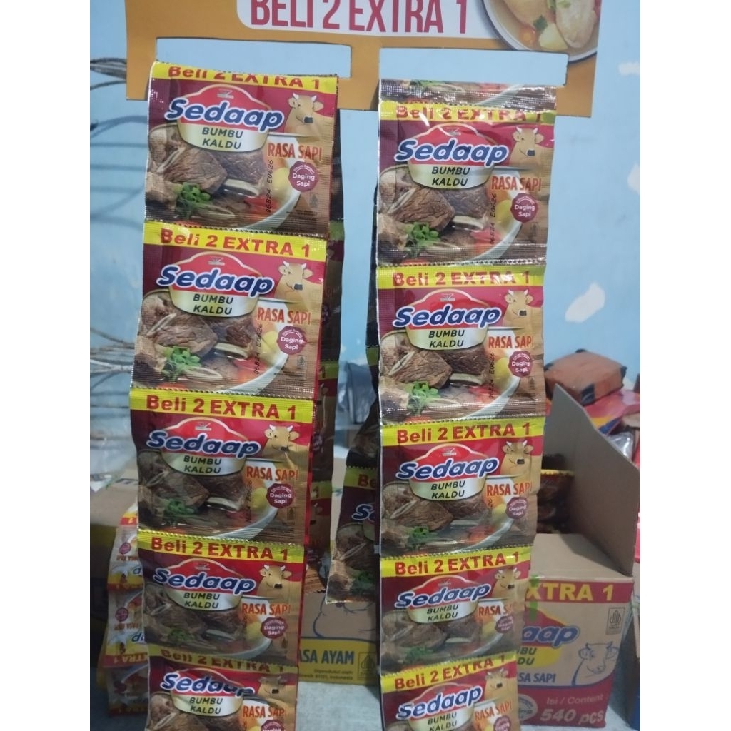 

Renceng sedaap bumbu kaldu isi 18pcs