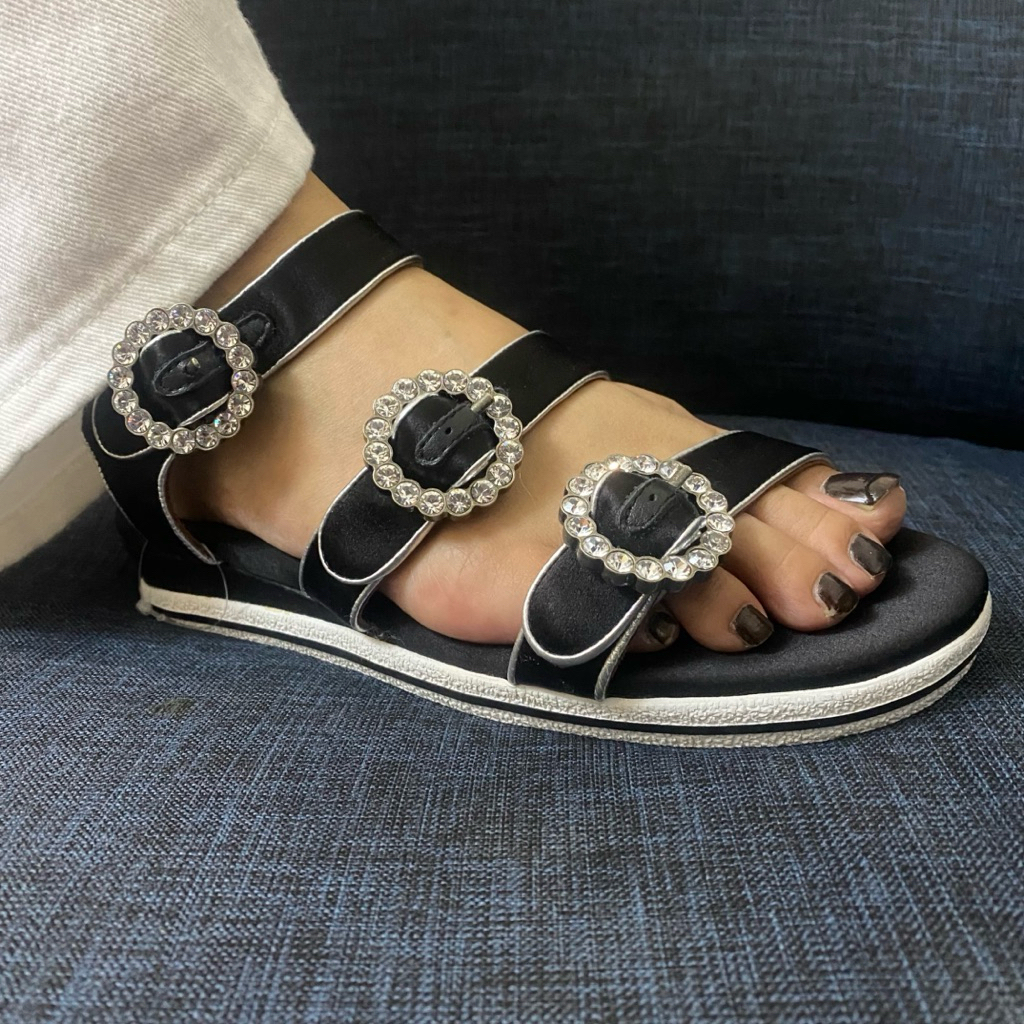 Marc Jacobs - Charlotte Buckle Sandals - Size 39 Original Preloved Sendal Wanita Marc By Marc Jacobs