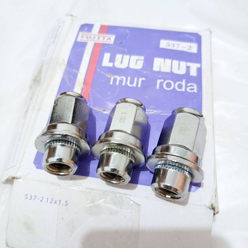 MUR RACING / LUG NUT / MUR RODA TOYOTA KIJANG INNOVA SIZE 12x1.5 FUJITA