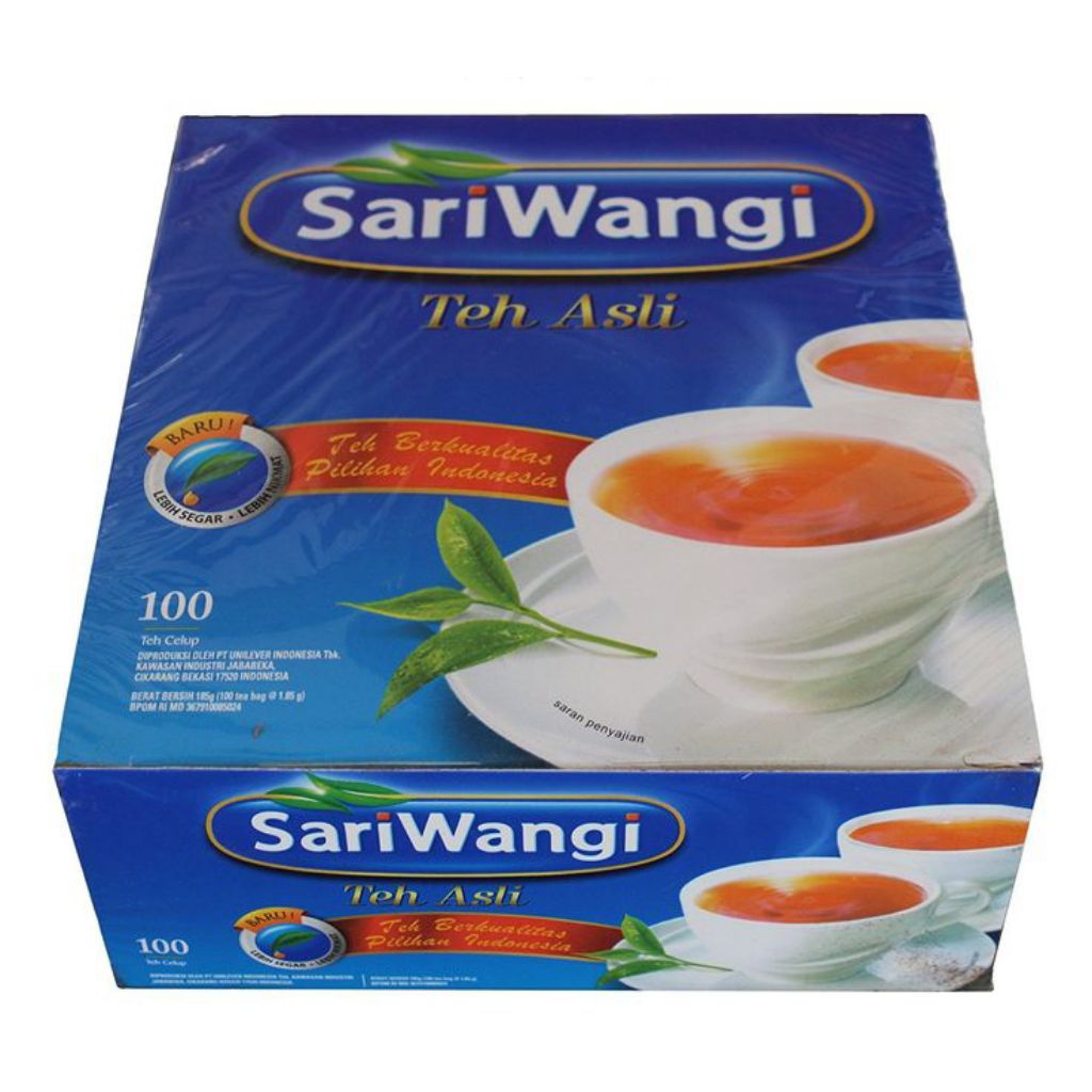 

Sariwangi Teh Hitam Asli Isi 30 Kantung Celup Triplepack