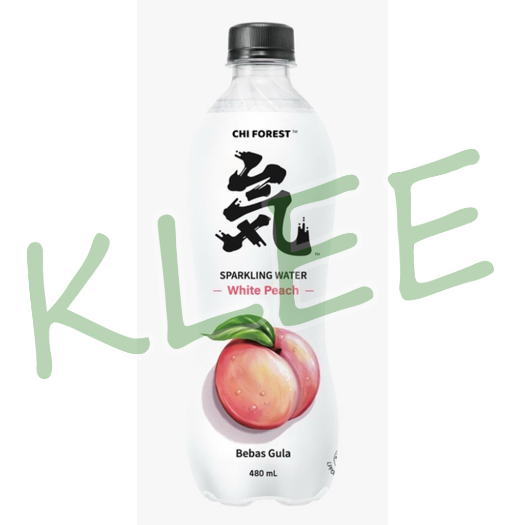 

CHI Forest Sparkling Water Bebas White Peach 480ml - Minuman Soda Rasa Persik