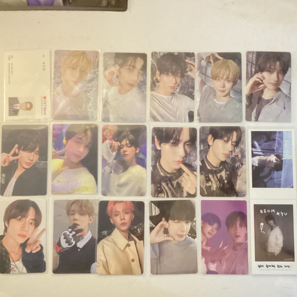 PHOTOCARD OFFICIAL TOMMOROW X TOGETHER SOOBIN YEONJUN BEOMGYU TAEHYUN HUENINGKAI MINISODE 3 TOMMOROW