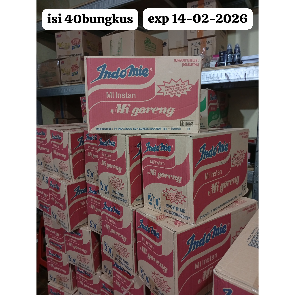 

indo mie mi instan mi goreng isi 40 bungkus exp 14-02-2026