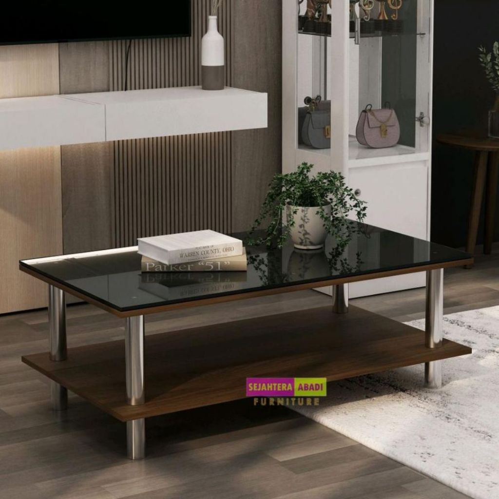 Prodesign meja tamu coffee table JENNA CT110N Bavarian meja serbaguna meja kayu meja knockdown meja 