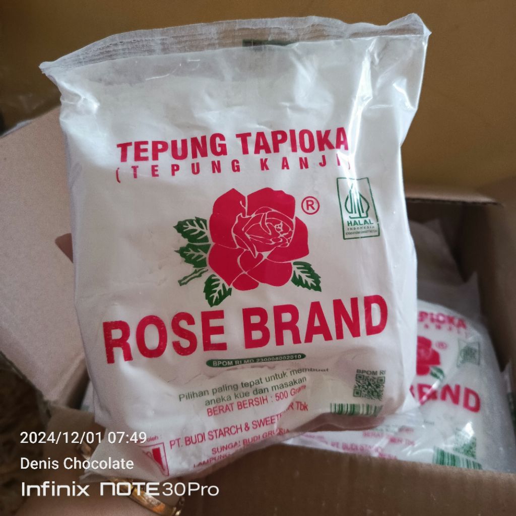 

Tepung Tapioka Rose Brand 500gr