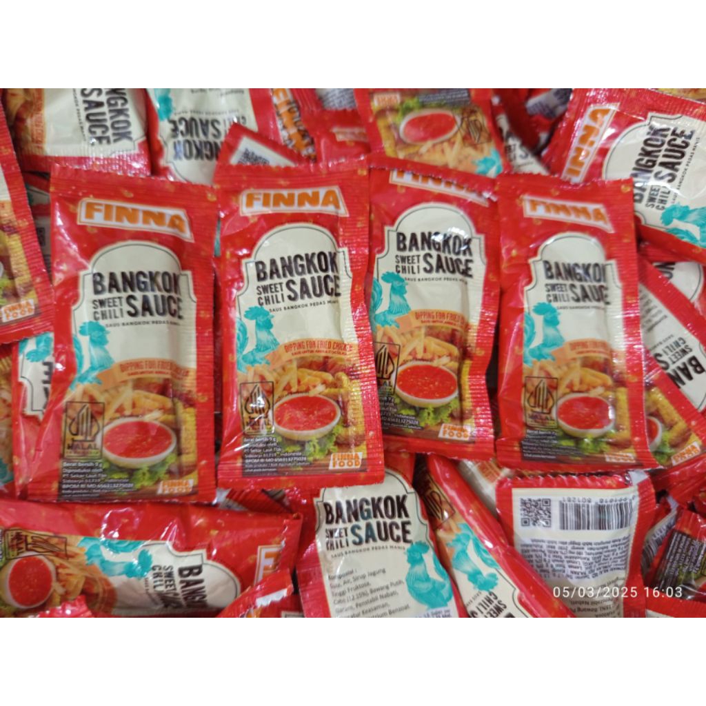 

finna saos bangkok sachet 9 gr isi 25 pcs