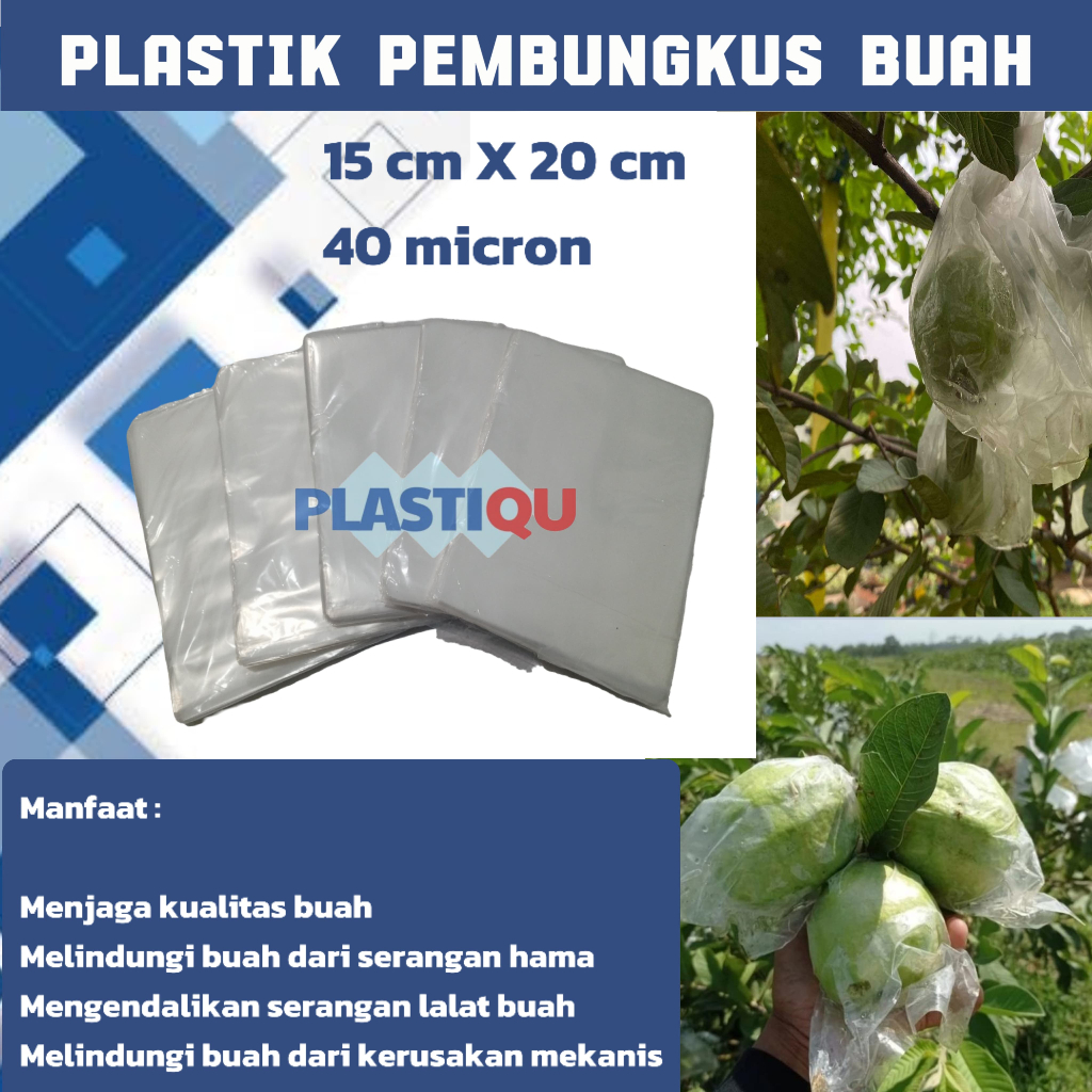 Plastik Pembungkus Jambu Kristal 15X20 | Plastik Buah | Plastik Pembungkus Jeruk Sawo | Plastik Pemb