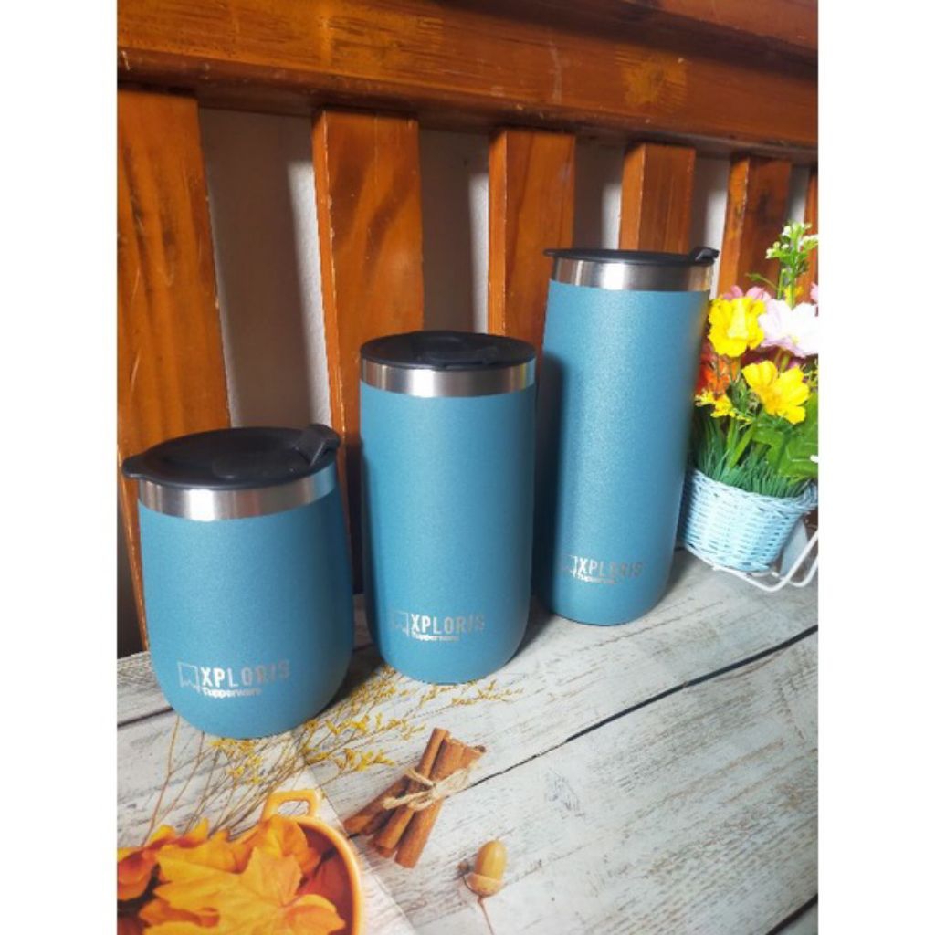 Tupperware thermos xploris xplorist tumbler with box