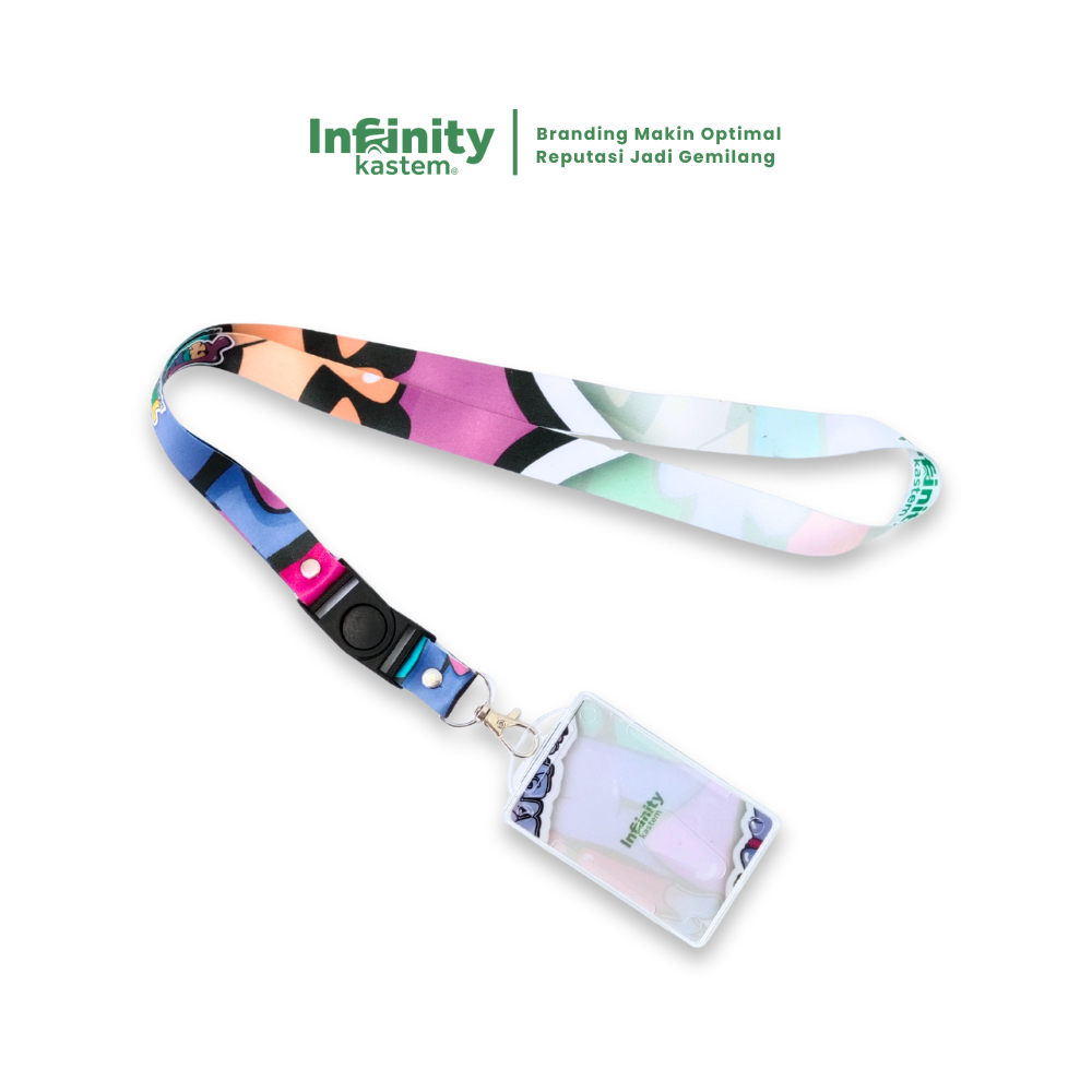 

Paket Lanyard Custom Holder Acrilyc, Paket Lanyard Holder Acrilyc Custom - Infinity Kastem