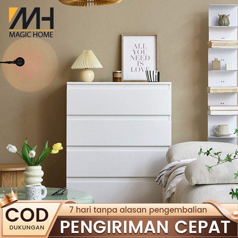 MAGICHOME Lemari Laci Lemari Baju Minimalis Lemari Susun Lemari Kecil