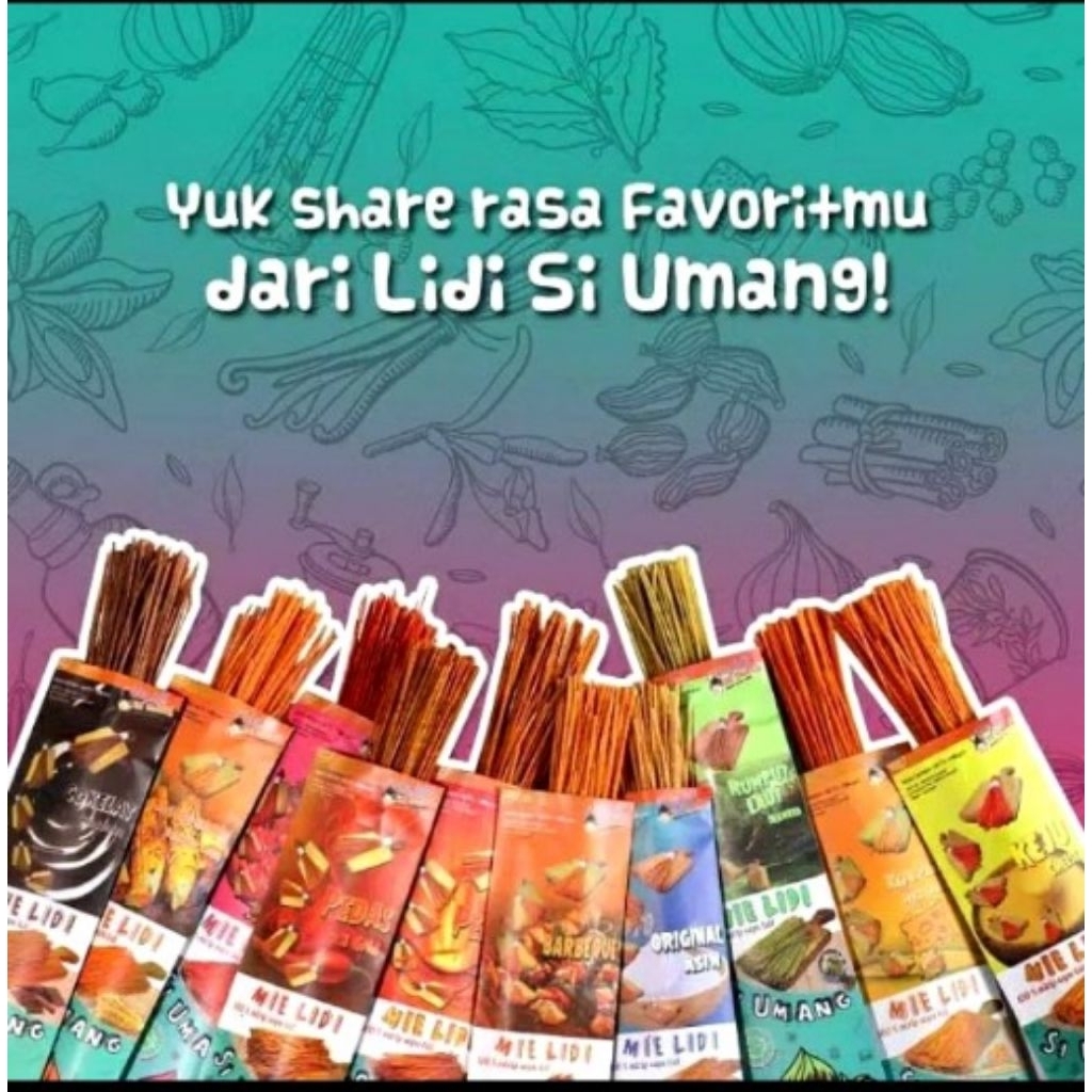 

Mie lidi Si Umang Cemilan Mie Lidi 130 Gr Cemilan Sapu Lidi Bandung Jajanan Viral Jajanan Bandung COD Medan Siumang Lidi Geli Free Ongkir Cemilan Sapu Lidi Enak Nikmat Lezat Gurih Indonesia Jajanan Jadul isi Banyak Lidi Viral