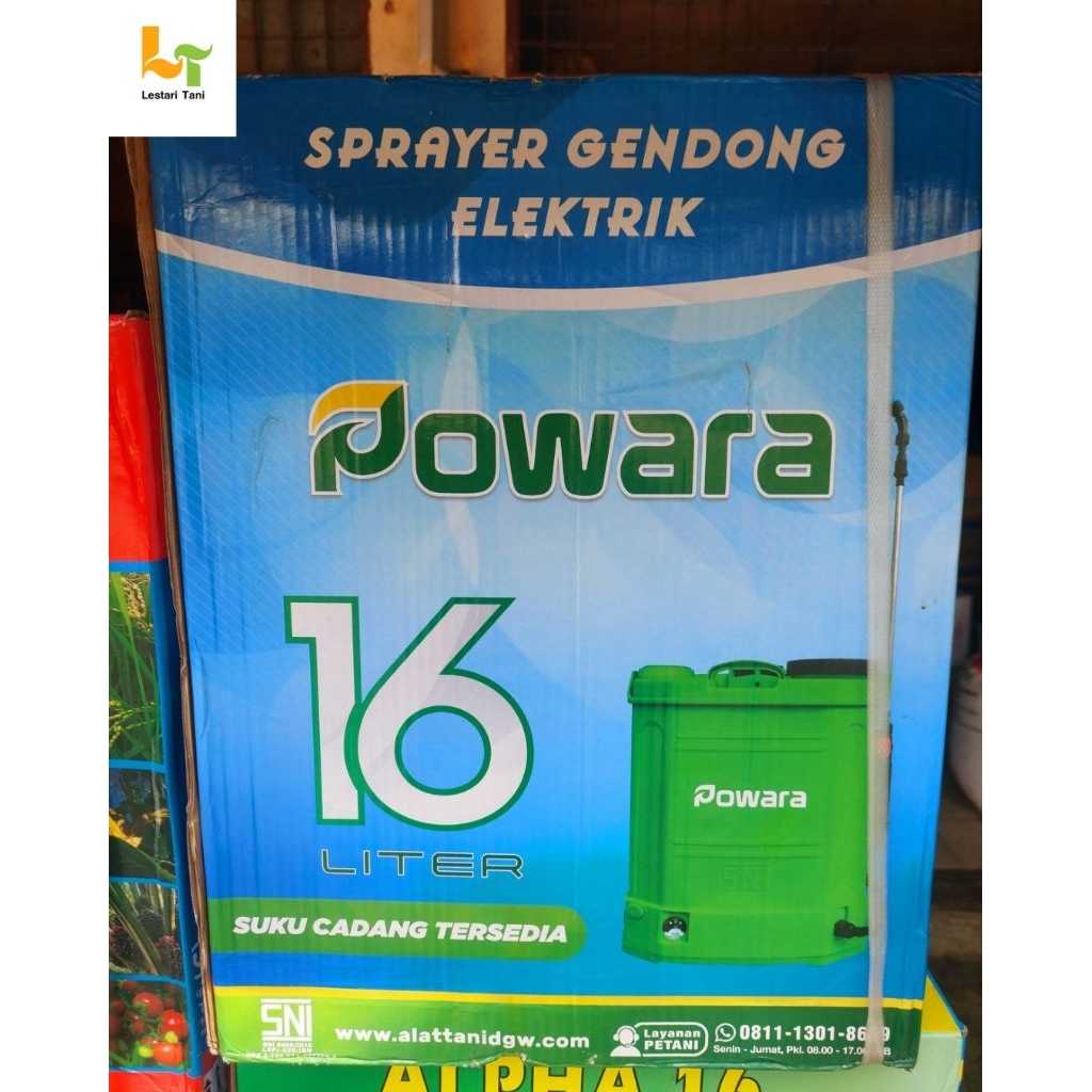 TANGKI ELEKTRIK SPRAYER POWARA DGW 16 LITER