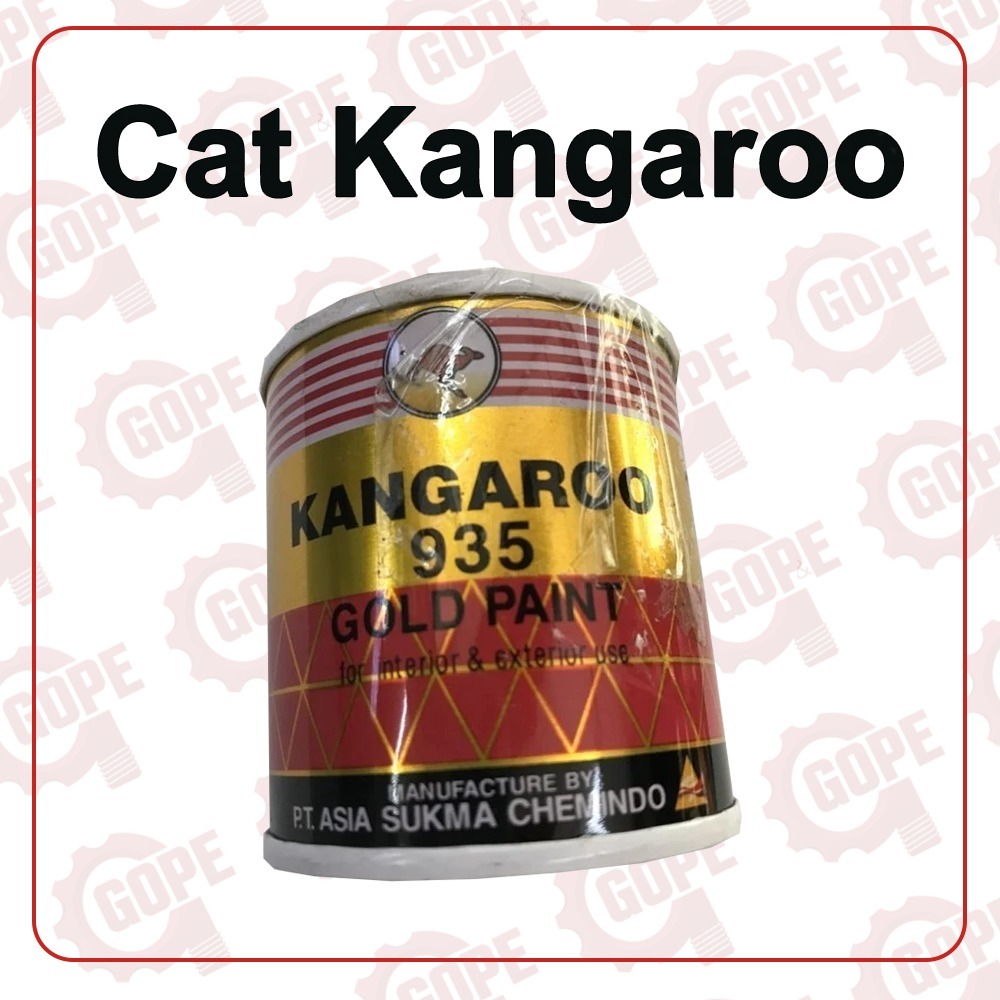 

Cat Kayu Besi Warna Emas Kangaroo Kaleng Kecil 100 ml