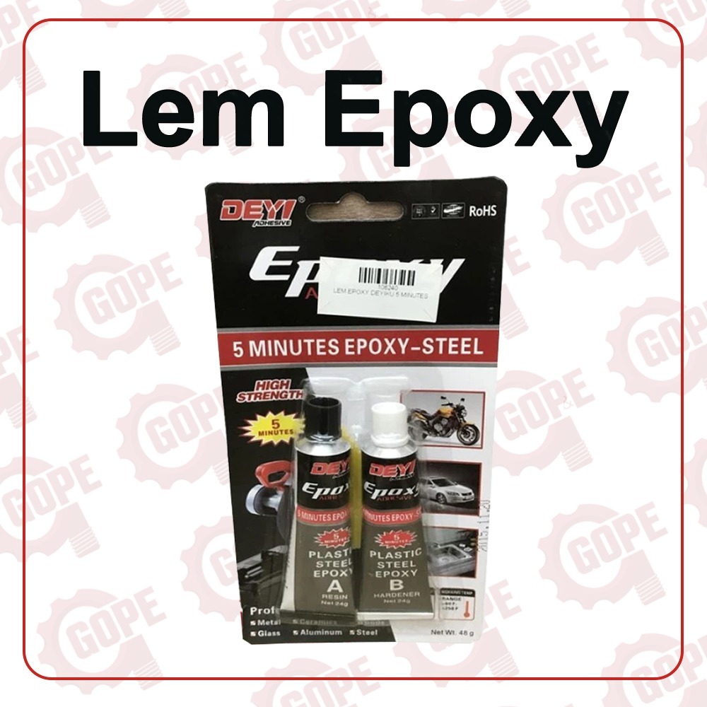 

Lem Epoxy Deyi 5 Menit @48 Gram