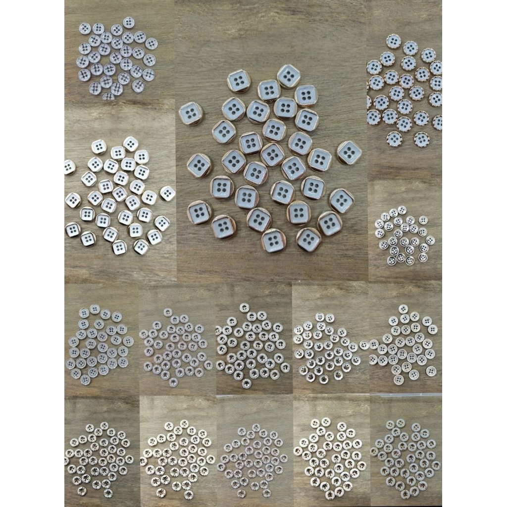 Kancing baju/ Kancing kemeja mewah/kancing hias 11mm (minimal order 20rb boleh campur barang lain)