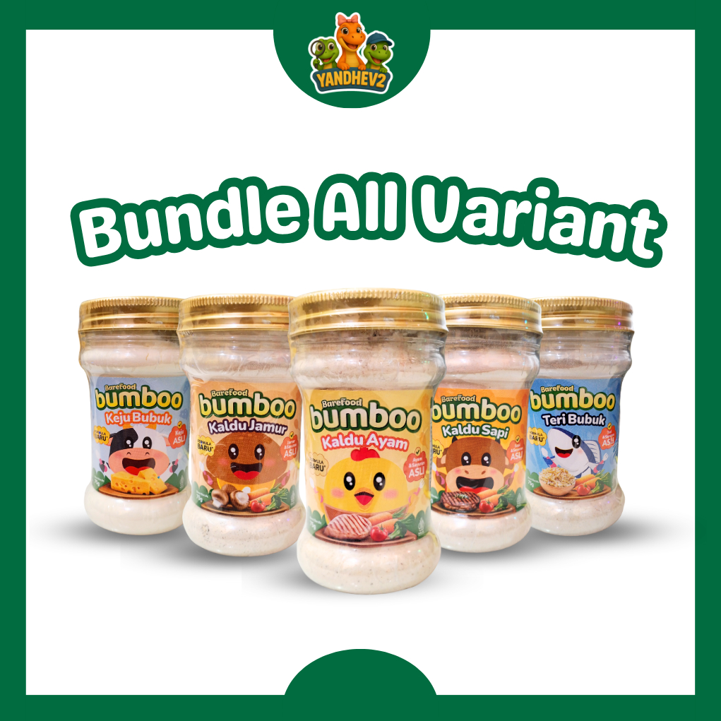 

BAREFOOD BUMBOO Kaldu Anak MPASI Asli No MSG Tanpa Gula Garam / Bumboo Kaldu Ayam Jamur Sapi / Bubuk Keju Ati Ayam Ikan Teri