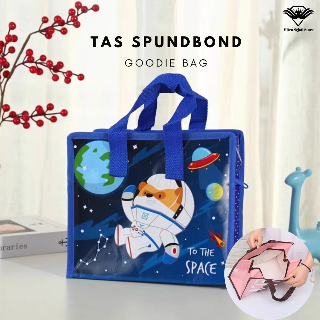 

Tas Souvenir /Tas Belanja /Tas Tempat Makan /Tas Ulang Tahun Anti Air Reseleting - W003