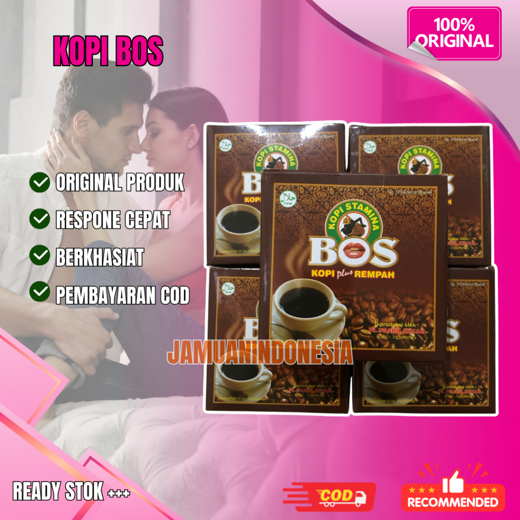 

Kopi Bos Original Stamina Pria Tahan Lama