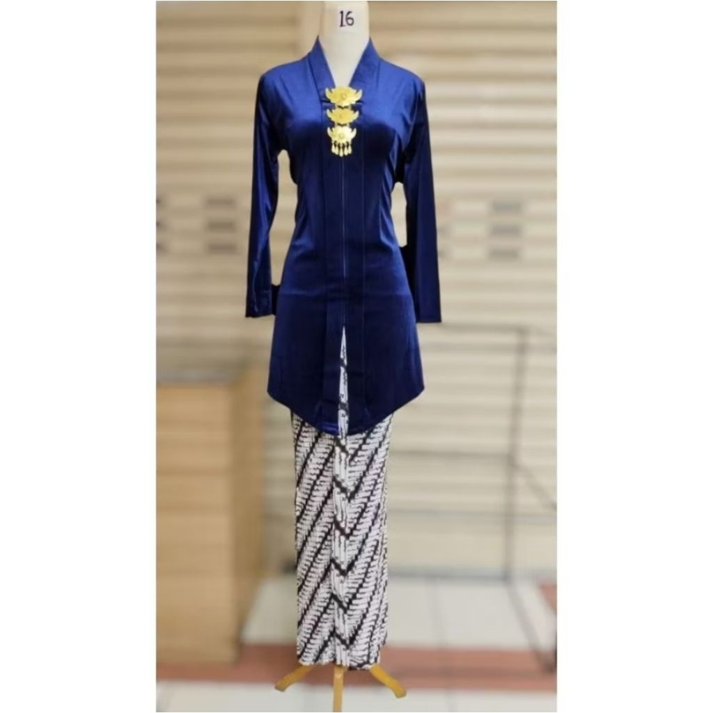 KEBAYA KARTINI NAVY TUNIK UNTUK BRIDESMAIDS, WISUDA DAN PERNIKAHAN
