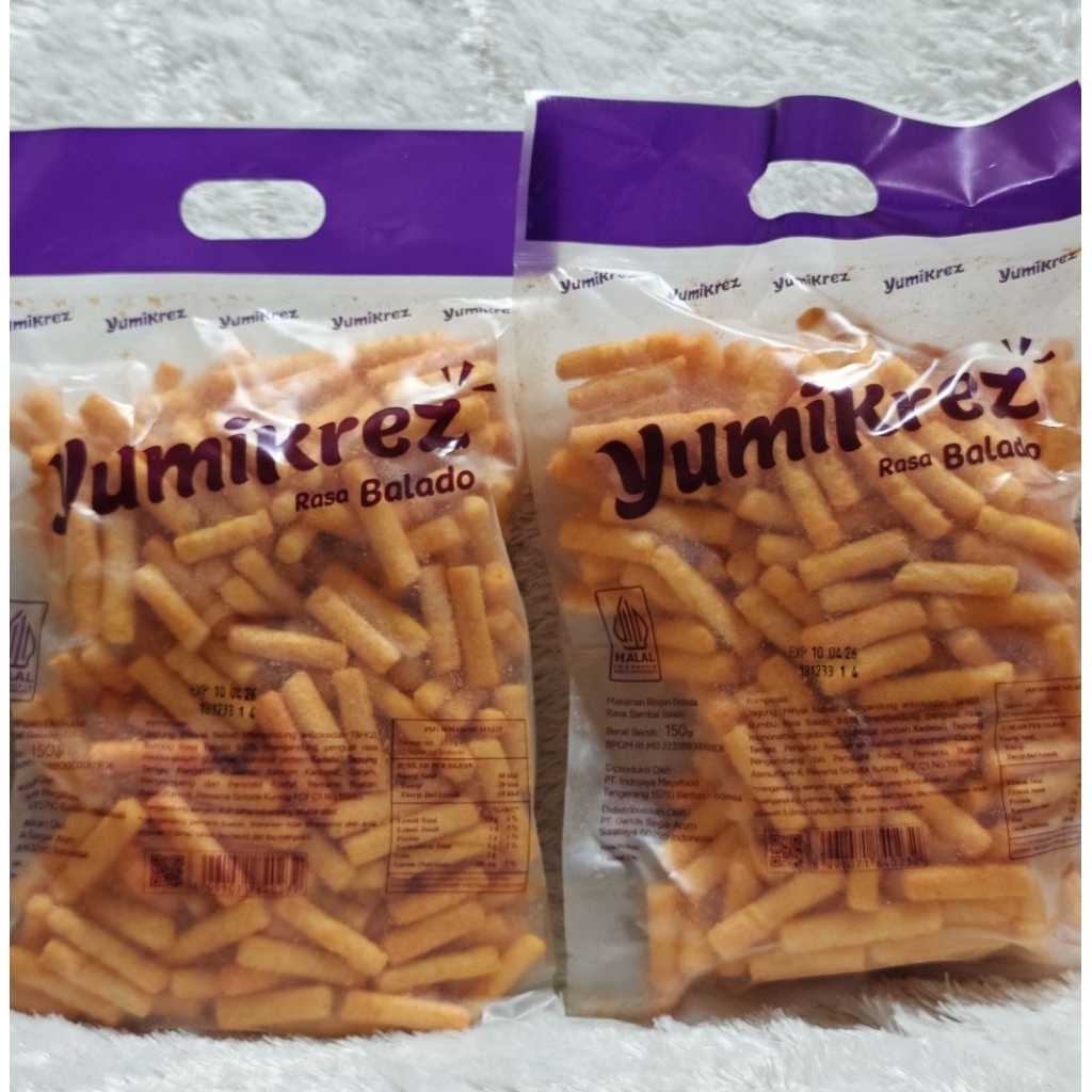 

Yumikrez Balado 150 gram Snack Hajatan Yumikrez (1 DUS ISI 12)