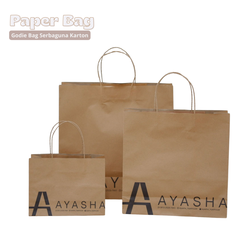 

Ayasha Hijab - Paperbag Ekslusif Extra Gift Paper Bag Ayasha